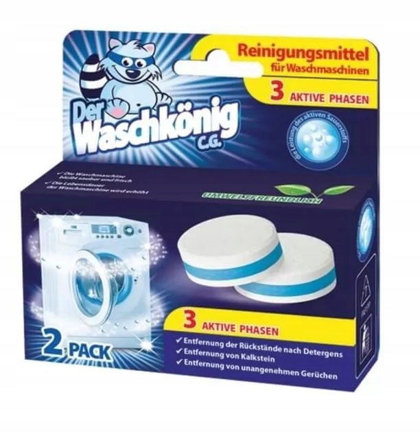 

Tabletki do czyszczenia pralki Waschkonig 80g 2szt