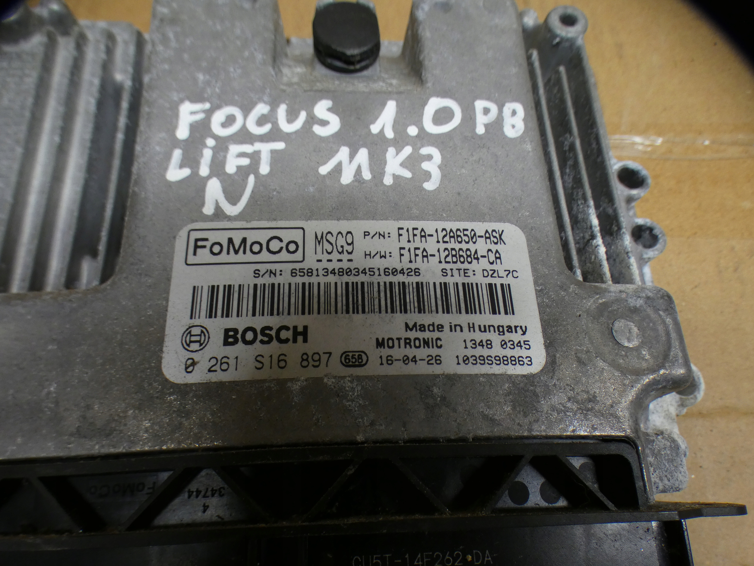 modulo computer Motore FORD FOCUS MK3 - F1FA-12A650-ASK