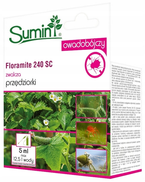 

Sumin Floramite 240 Sc owadobójczy przędziorki 5ml