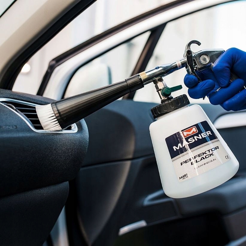 PISTOLET DO CZYSZCZENIA WNĘTRZA AUTA NA MOKRO MASNER PERFEKTOR BLACK Pojemność opakowania 100 ml