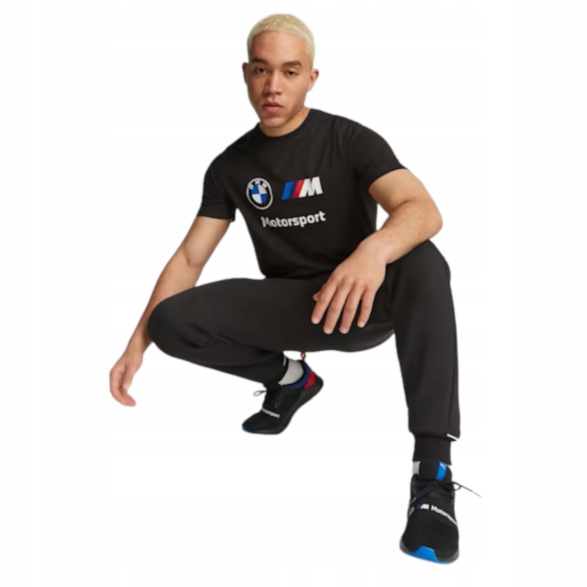 PUMA KOSZULKA MĘSKA T-SHIRT BMW MMS CZARNA r.L Kolor czarny