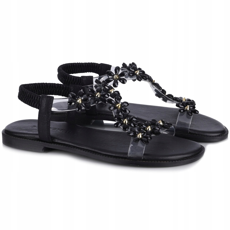 Dámské sandály Bombonella 1T 811 811 Black černé Kůže VEL..39