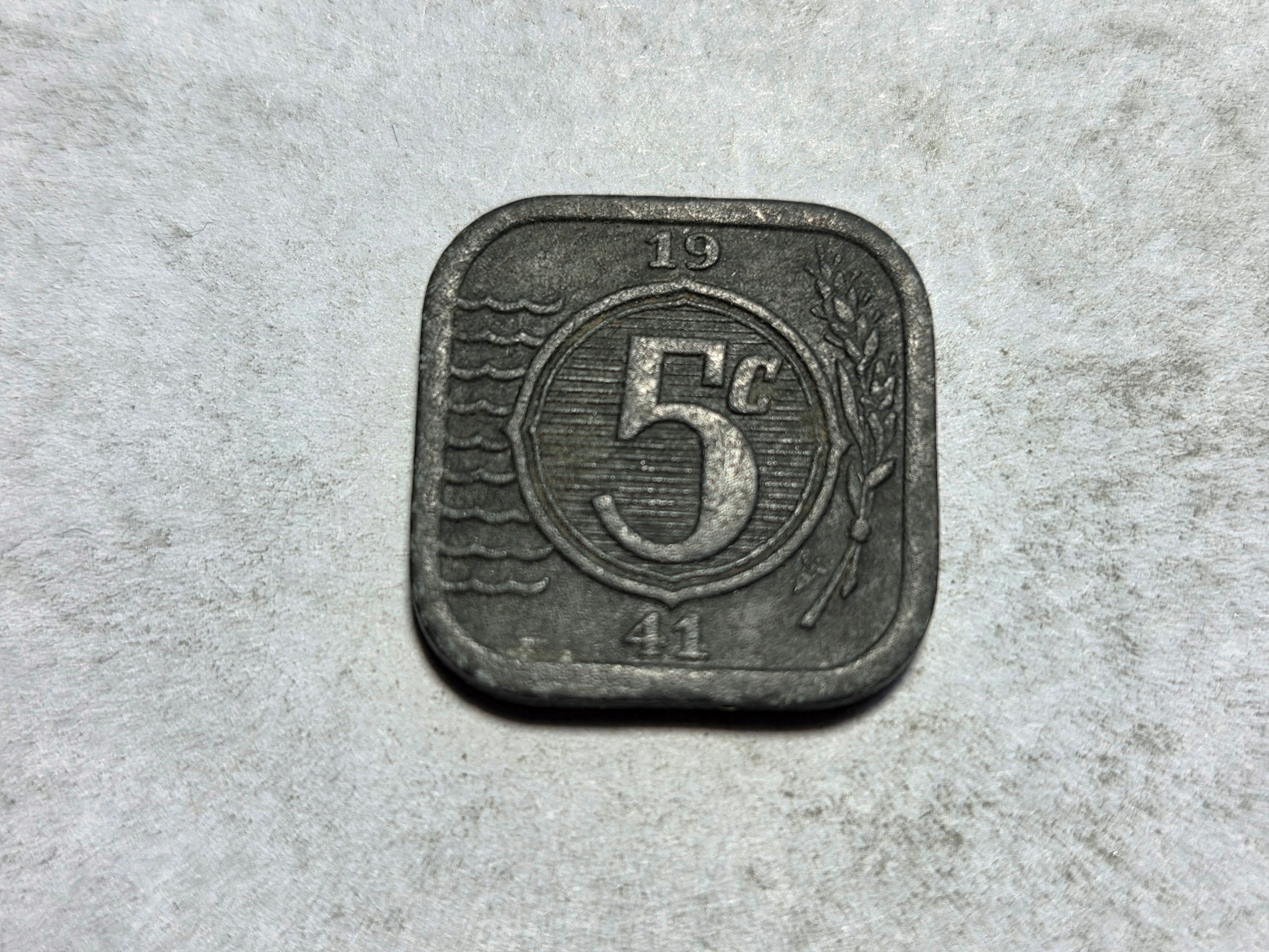 Stara Holandia 5 centów 1941 rok -NR0944