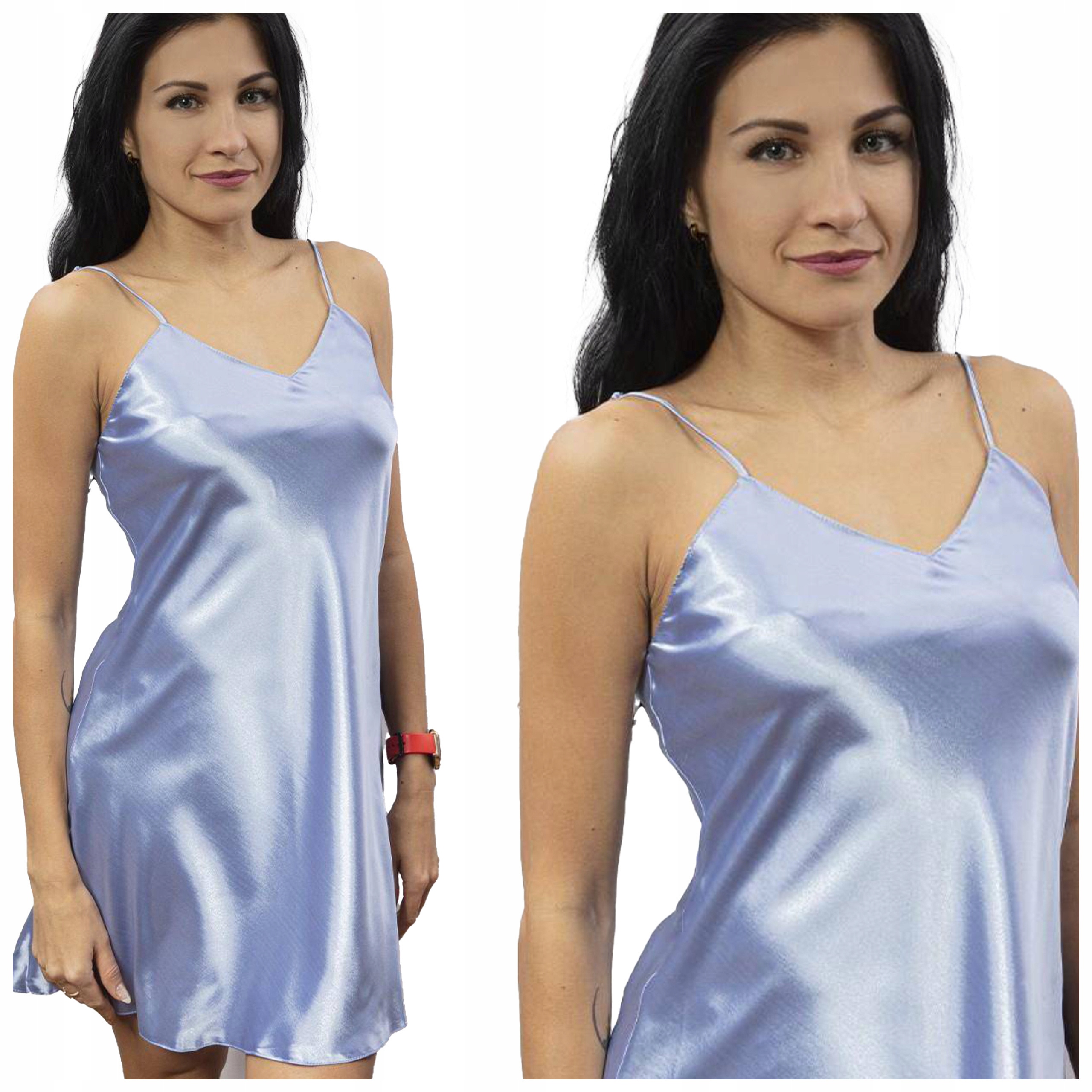 Koszula nocna damska Satynowa Seksowna Dkaren