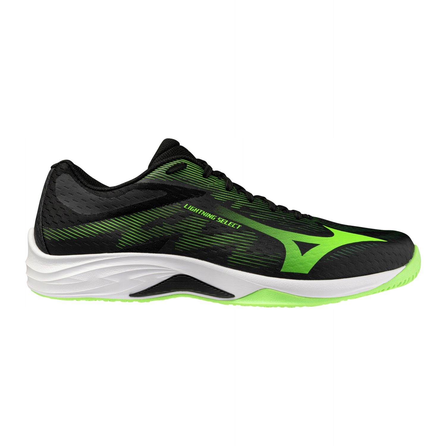 Pánské volejbalové boty Mizuno Lightning Select Black/green 47