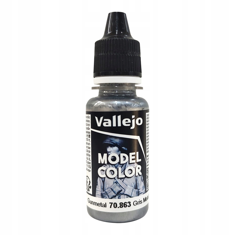 Farba Model Color 198 Vallejo 70.863 Gunmetal 18ml