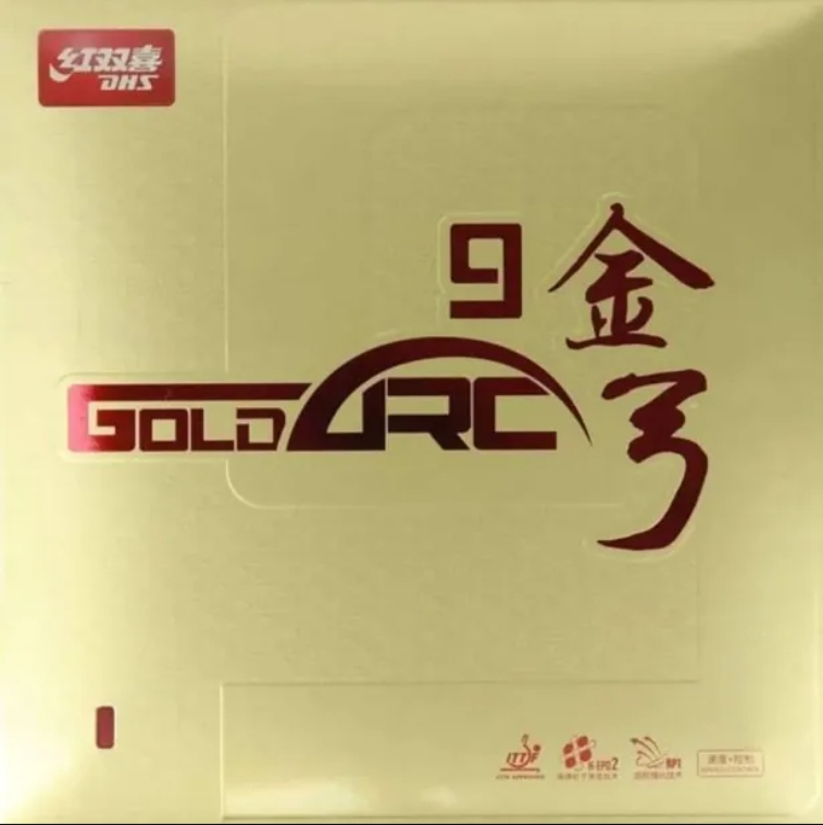 Obklad Na Stolní Tenis Dhs Gold Arc 9 Max 38 Stupňů Červený