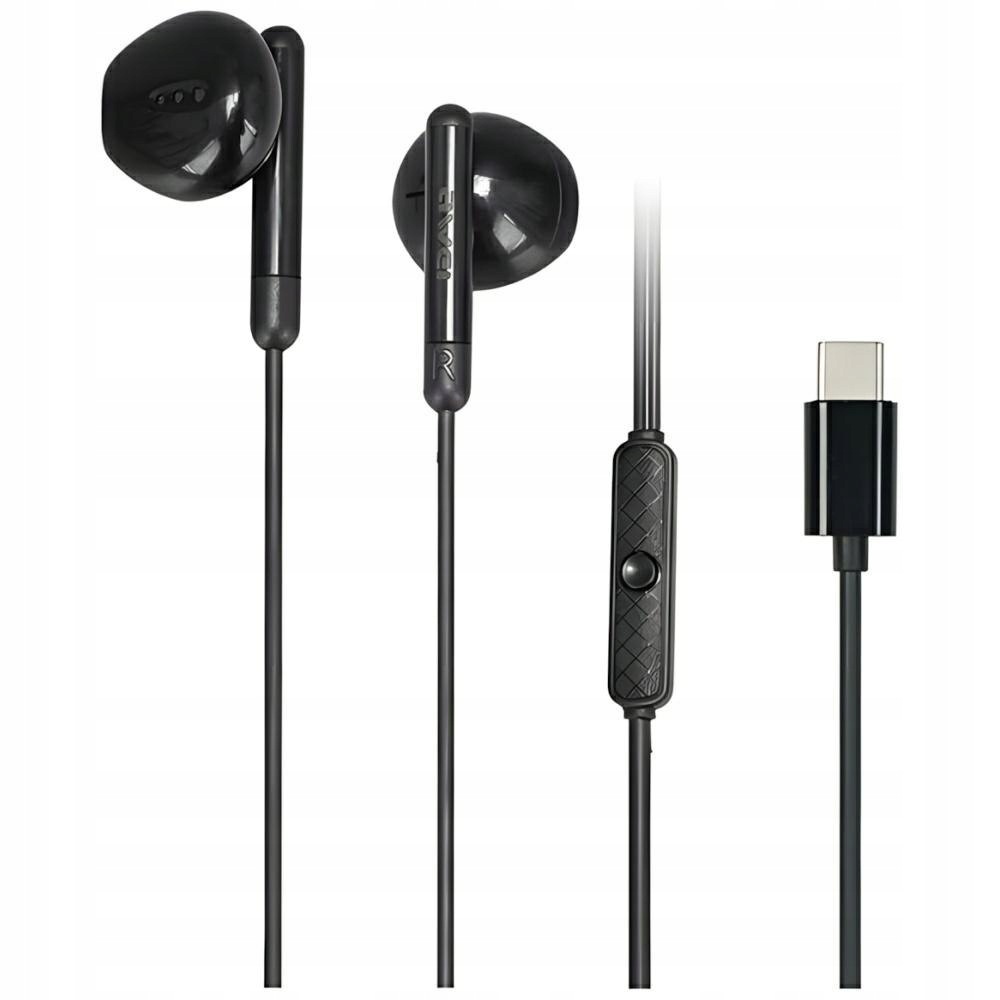 Awei słuchawki stereo PC-6T USB-Cczarny/black