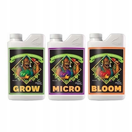 

Zestaw Advanced Nutrients Grow Micro Bloom 3 x 1l