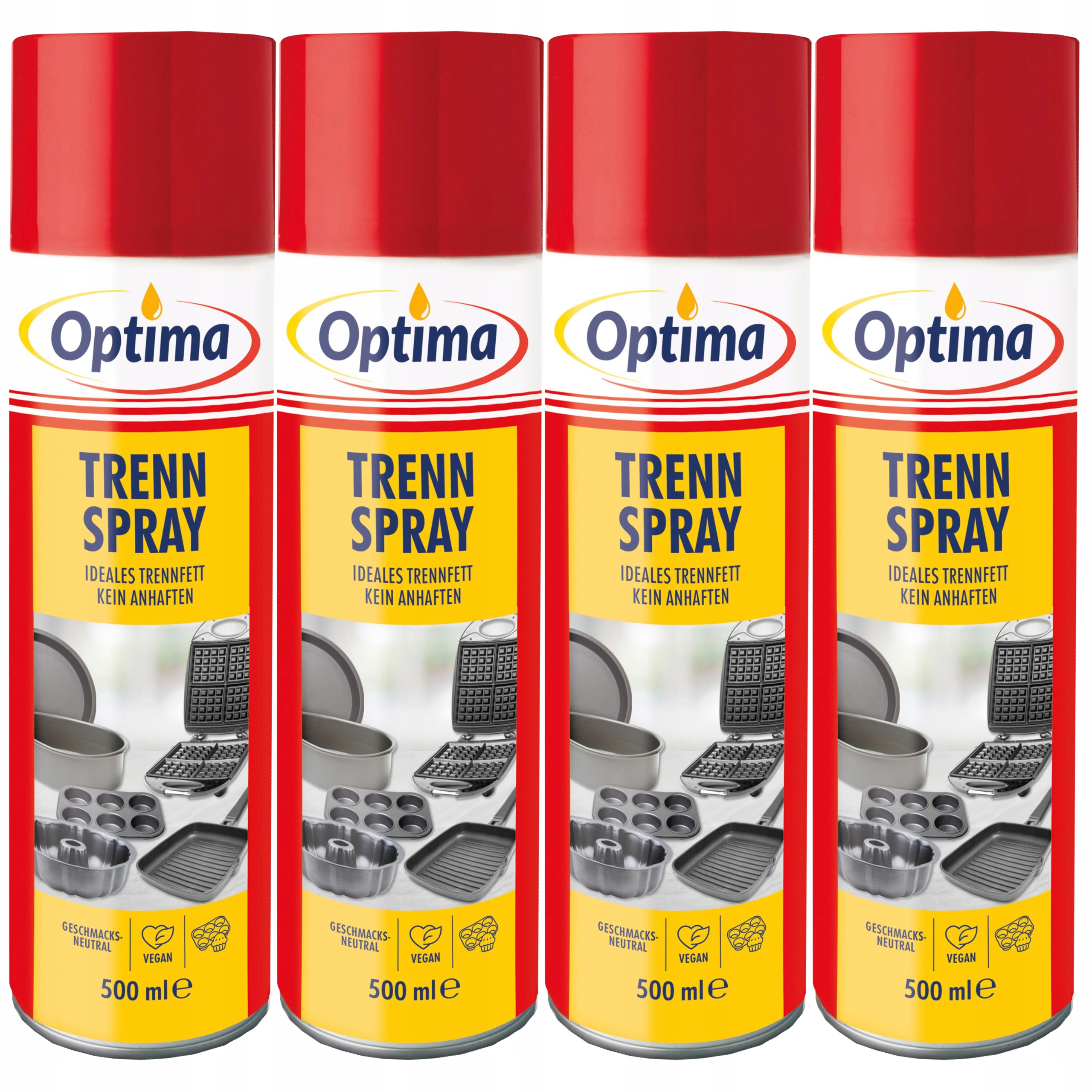 Olej W Sprayu do smażenia 4x 500 ml Tłuszcz w sprayu Trenn Spray 4x 0,5 l