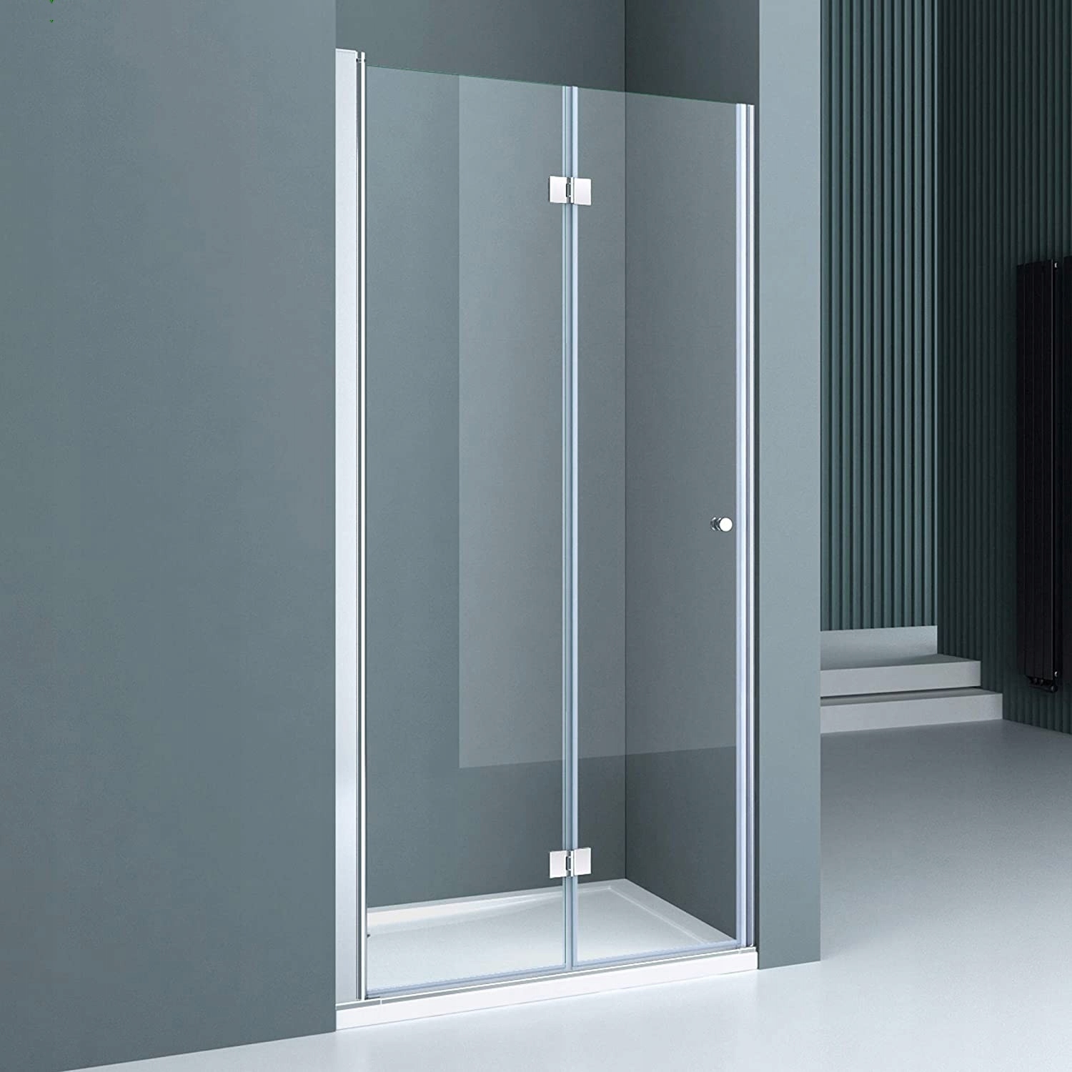 Drzwi Prysznicowe Składane Liniger D1900 100cm Mocowanie uniwersalne