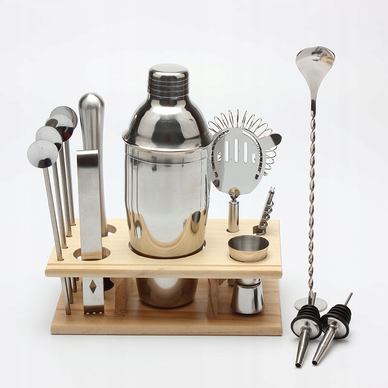 

Zestaw Barmański 14 elem. shaker 350/550 jigger