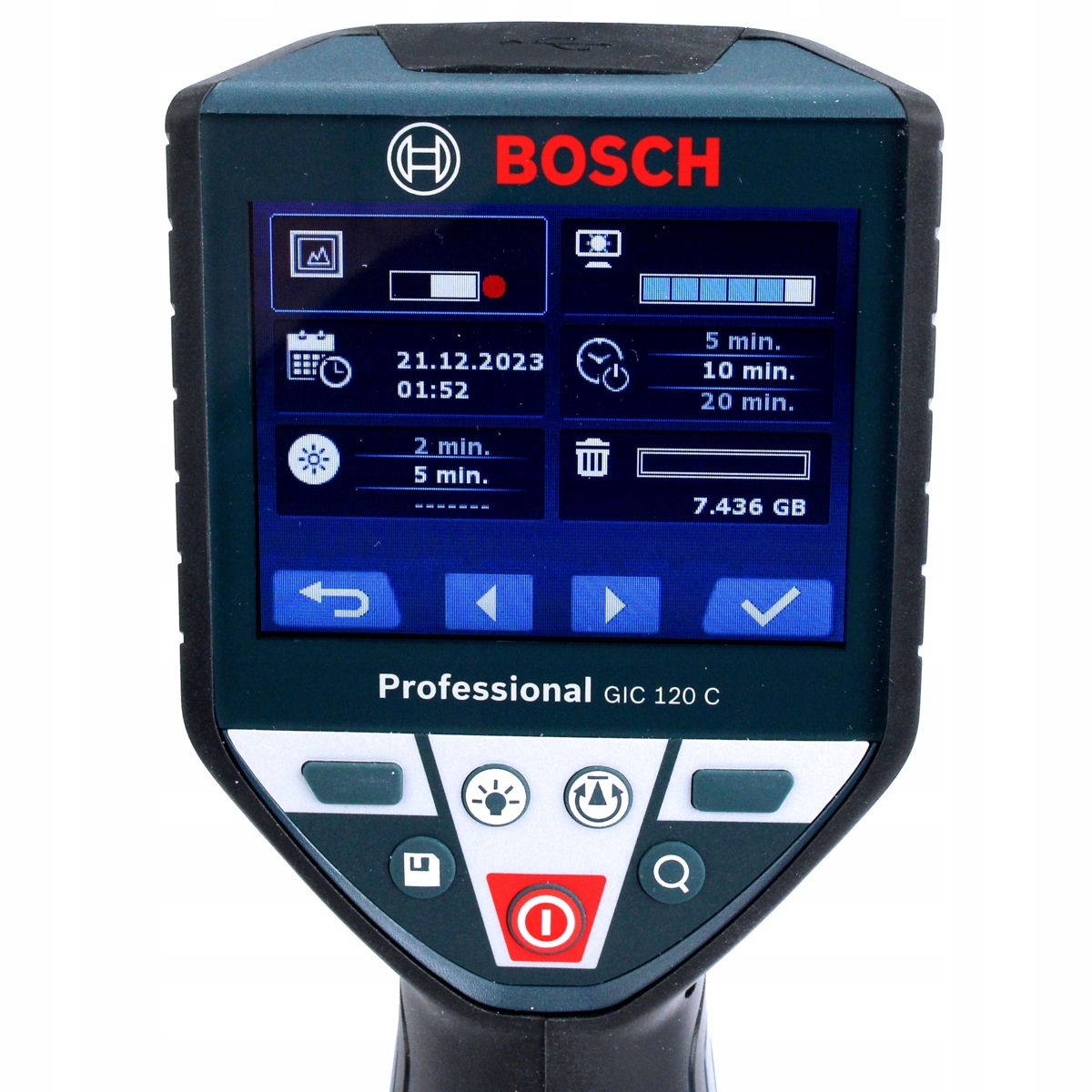 Caméra d'inspection 12V (1x2,0 Ah) GIC 120 C- BOSCH 0 601 241 201