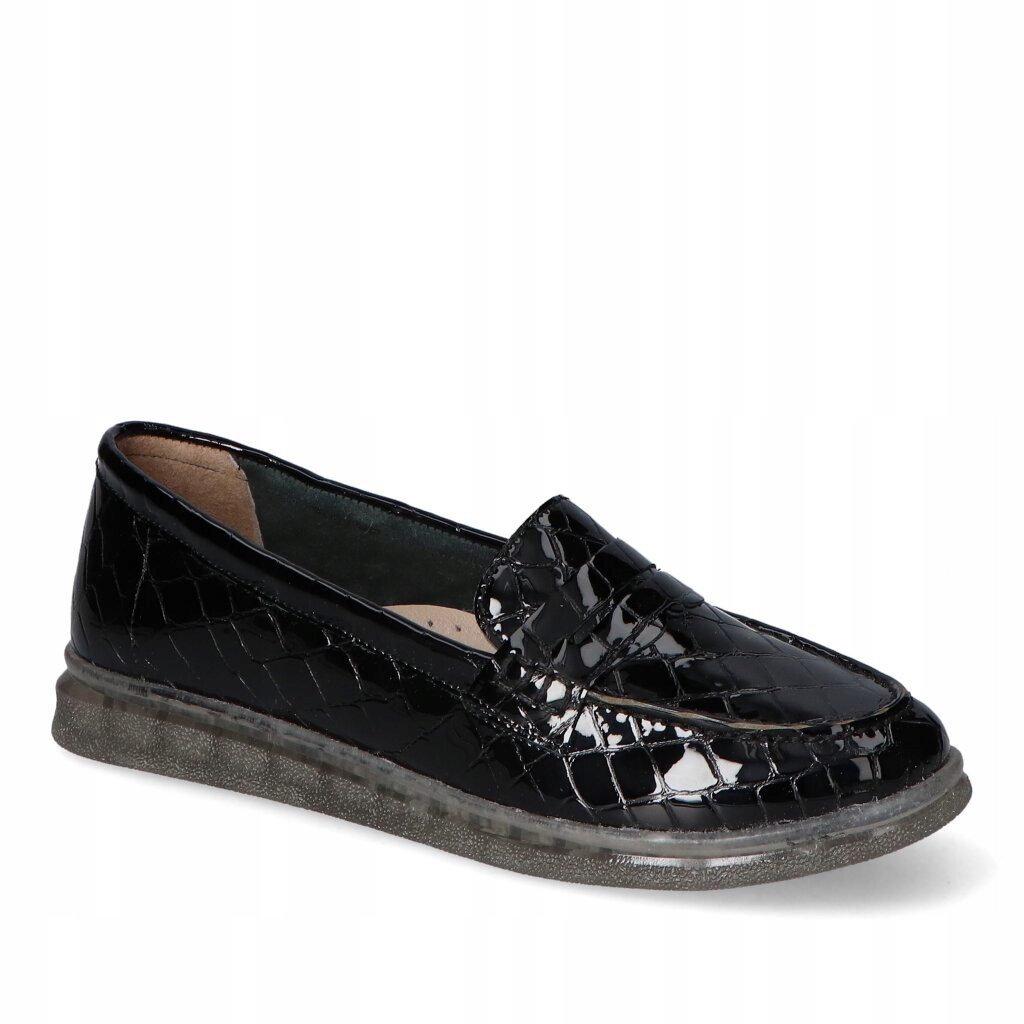 Polobotky Loretta Vitale 5716 Černý krokolak 37