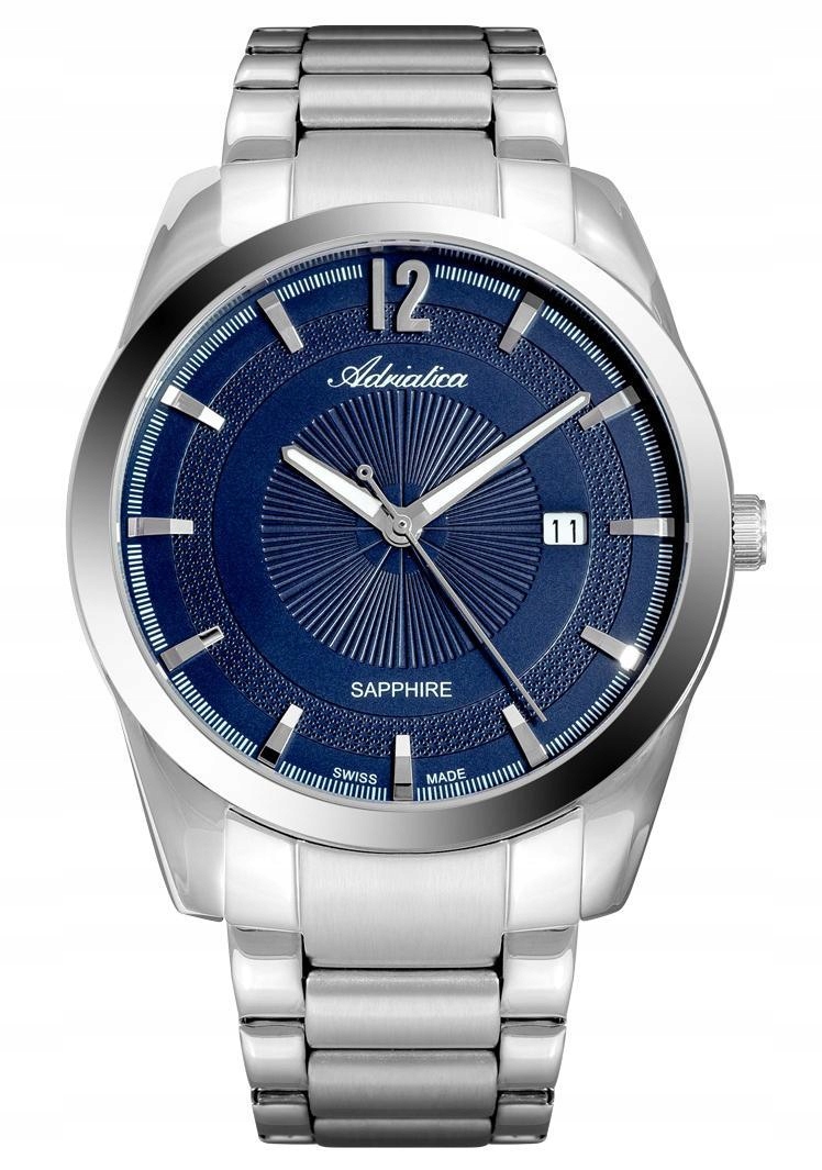 Nové Originální Pánské Hodinky Adriatica A8301.5155Q stříbrné