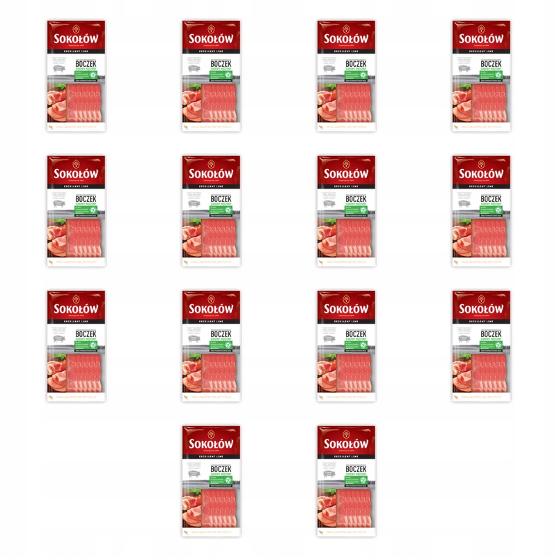 Skopák surový uzený plátky 100 g Sokołów X14