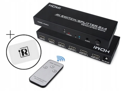 Rozbočovač Hdmi 4K s podporou 3D 1080P HDCP2.2 Hdr Blu-ray Dárek