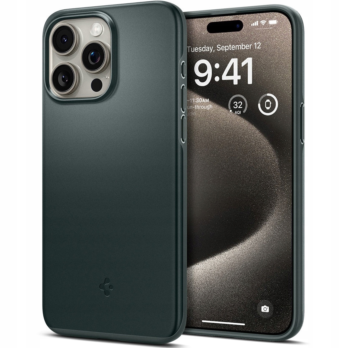 Spigen Thin Fit Mag iPhone 16 Pro Max Magsafe zielony/abyss green ACS07981