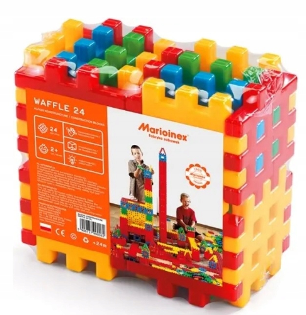 MARIOINEX Klocki konstrukcyjne KOSTKA 24 el.