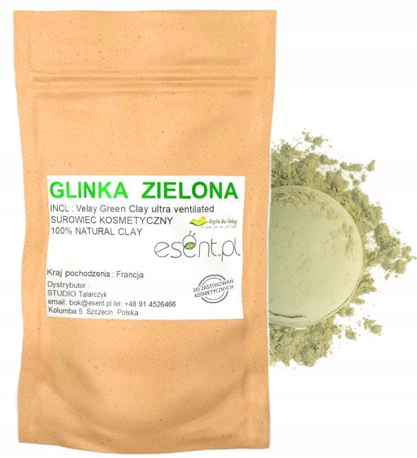 

Glinka Zielona 100g certyfikowana Argile du Velay