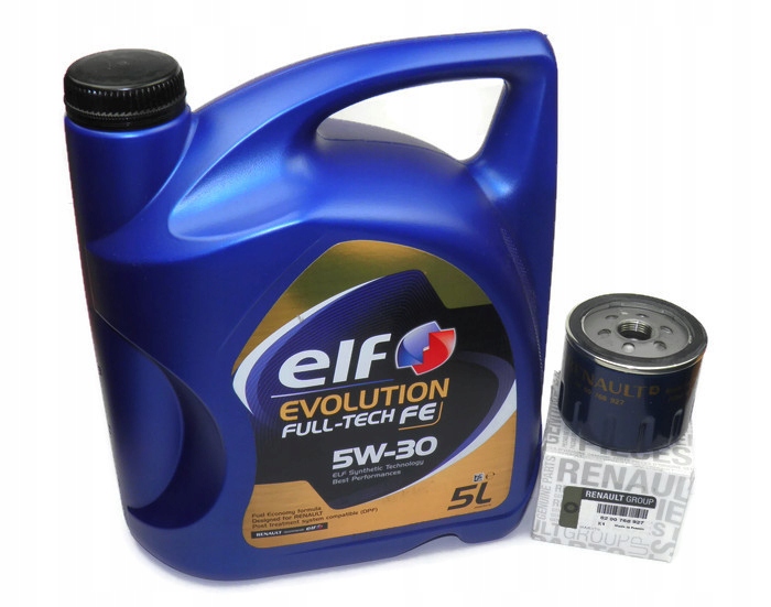 Olej Elf 5W30 Full Tech Filter Renault 1.5 1.9 DCI