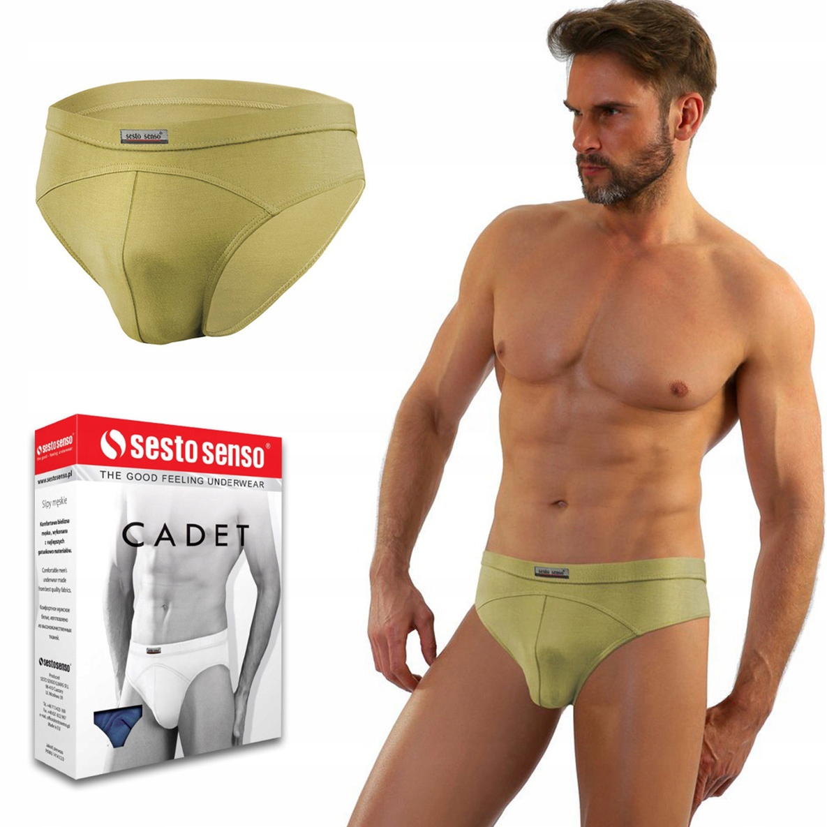 

Sesto Senso Cadet slipy męskie z mikromodalu - XXL