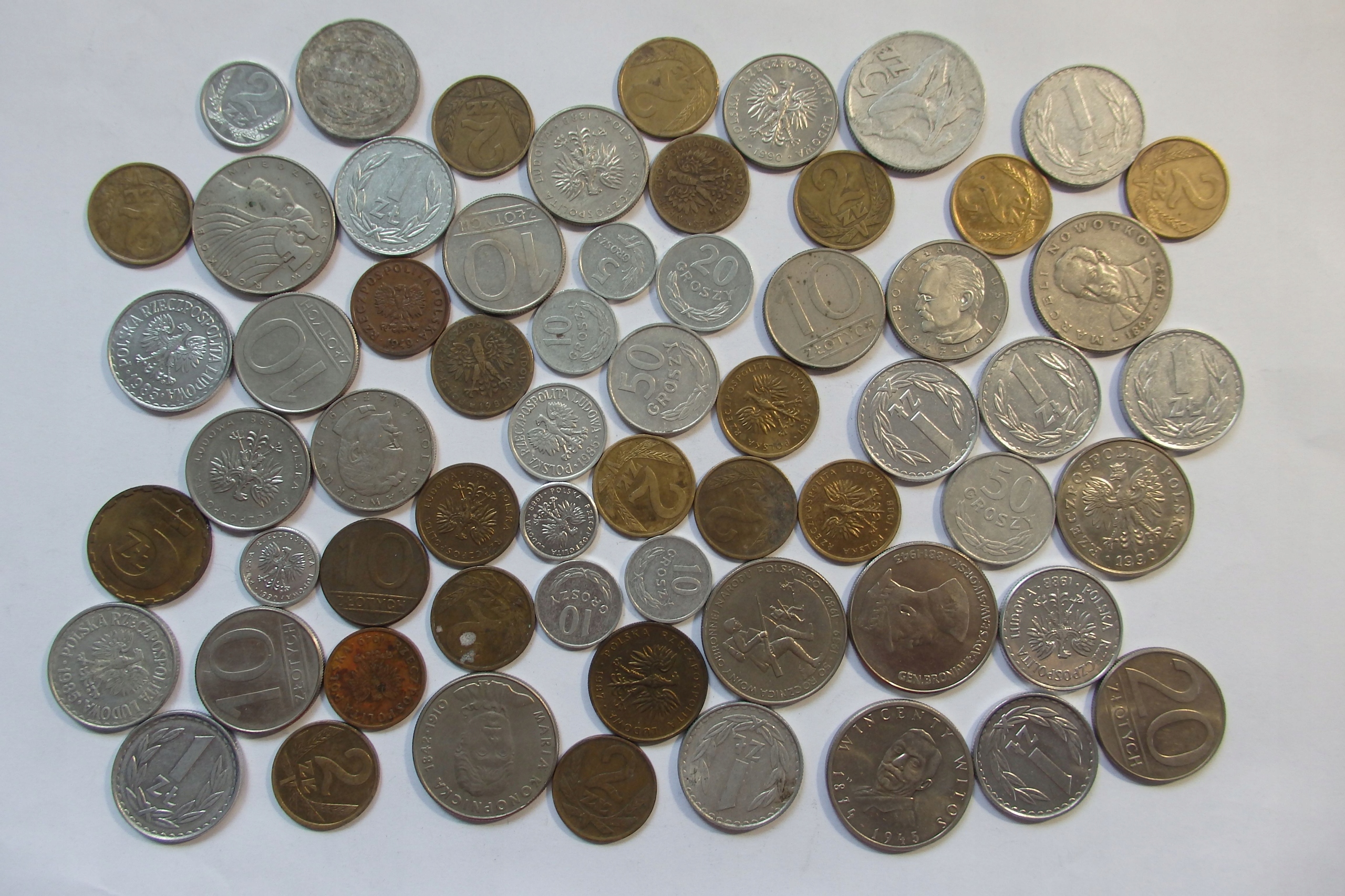 Zestaw monet PRL, MIX 250g, X9704