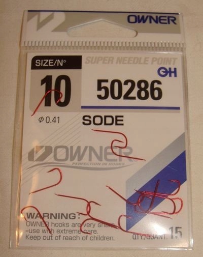 Owner Sode Size 10 Czerwony