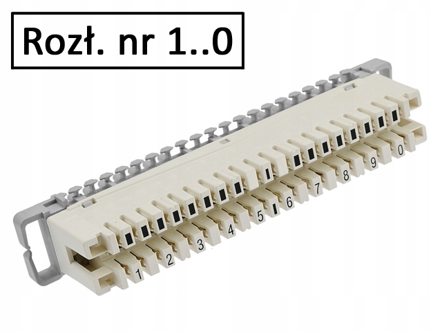 

Łączówka rozłączna typu Lsa/krone nr 1..0