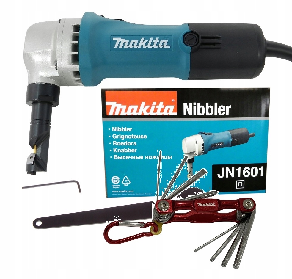 Nożyce Do Blachy Nibler Makita JN1601 Made In Japan Polska Dystrybucja