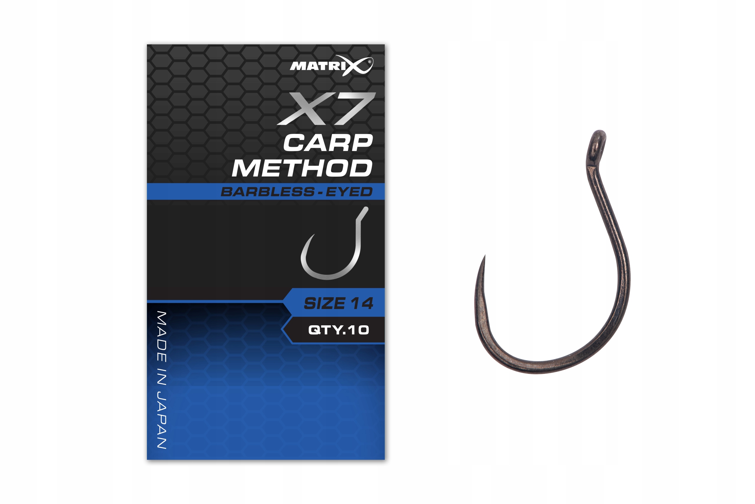 Haczyki Matrix X7 Carp Method Rozm. 16 Bezzadziorowe