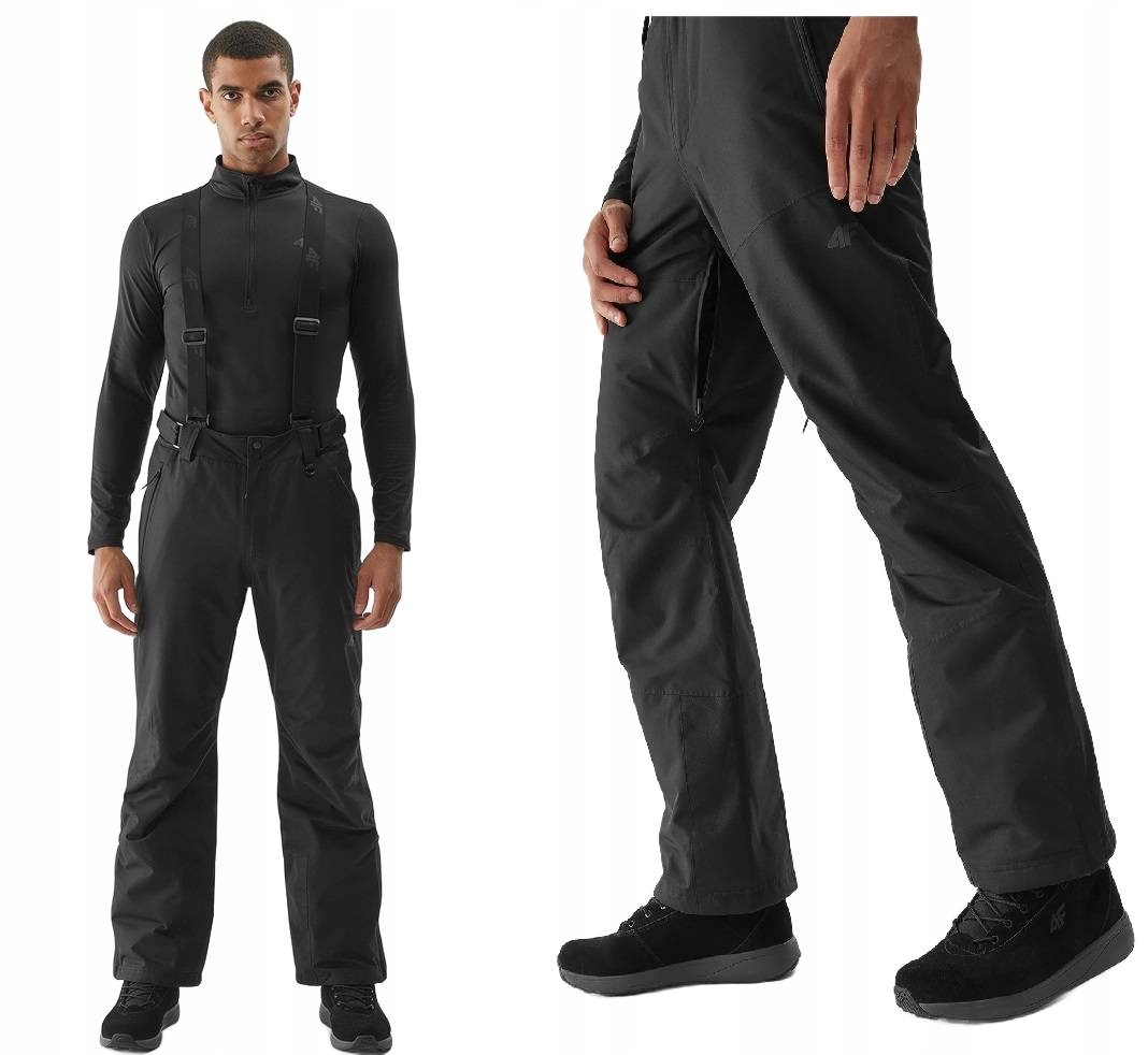 Spodnie Narciarskie 4F 8000mm 4FRAW23TFTRM546 czarny L