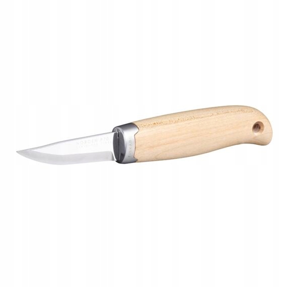 Fiskars 1071897 nůž řezbářský Norden, čepel 7,8cm, délka 19,6cm, dřevěná bř