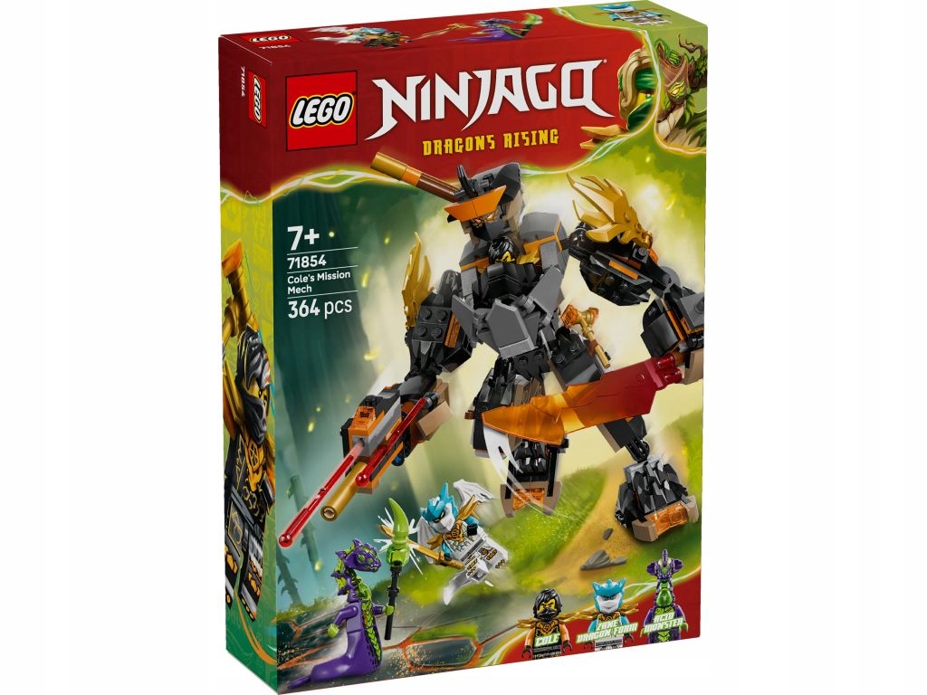 Lego 71854 Ninjago Speciální mech Colea a Zanea v dračí zbroji