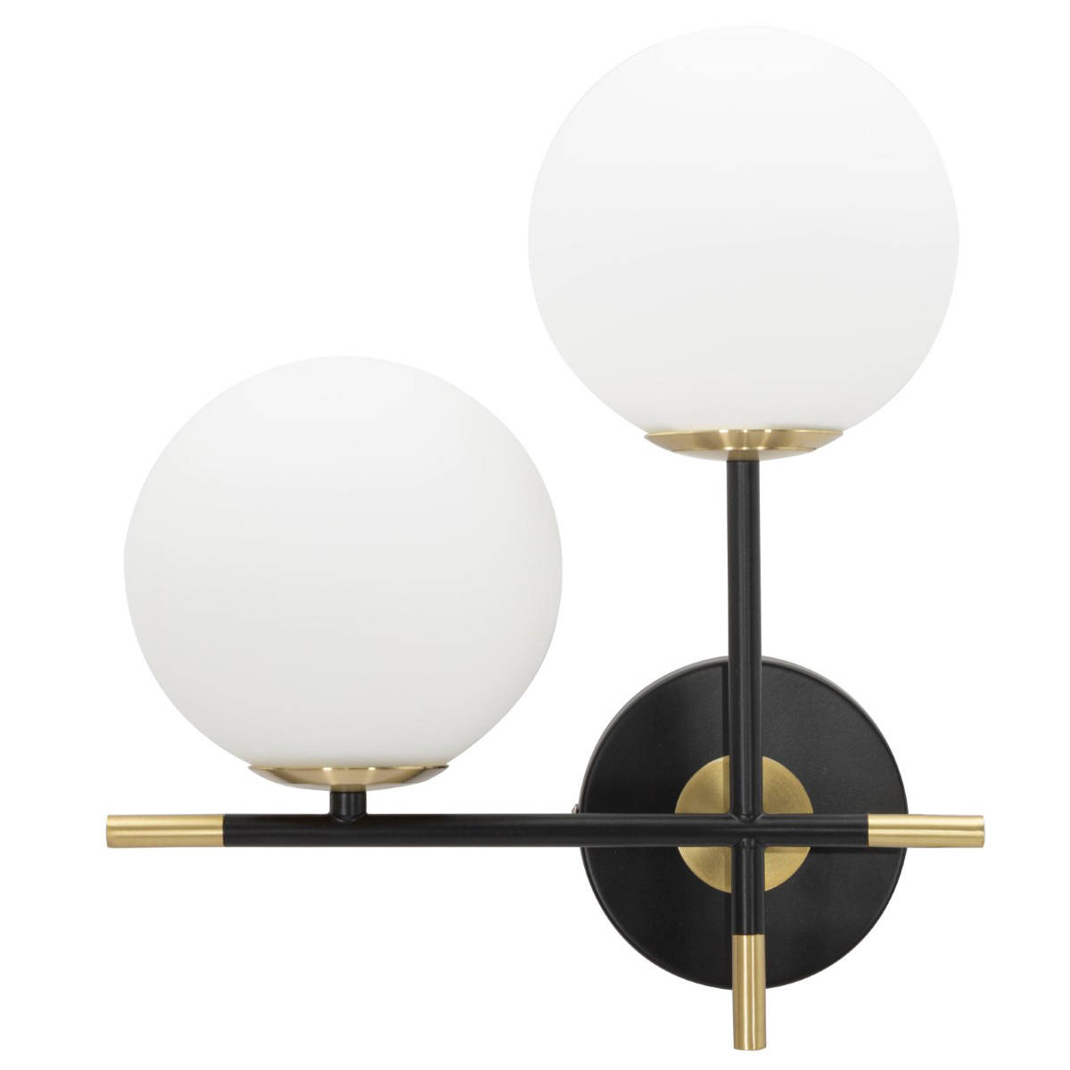 Nástenné svietidlo s 2 guľami Darky