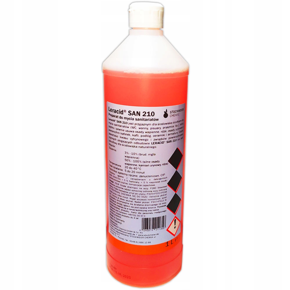 

Leracid San 210 płyn do mycia sanitariat Wc Kabiny