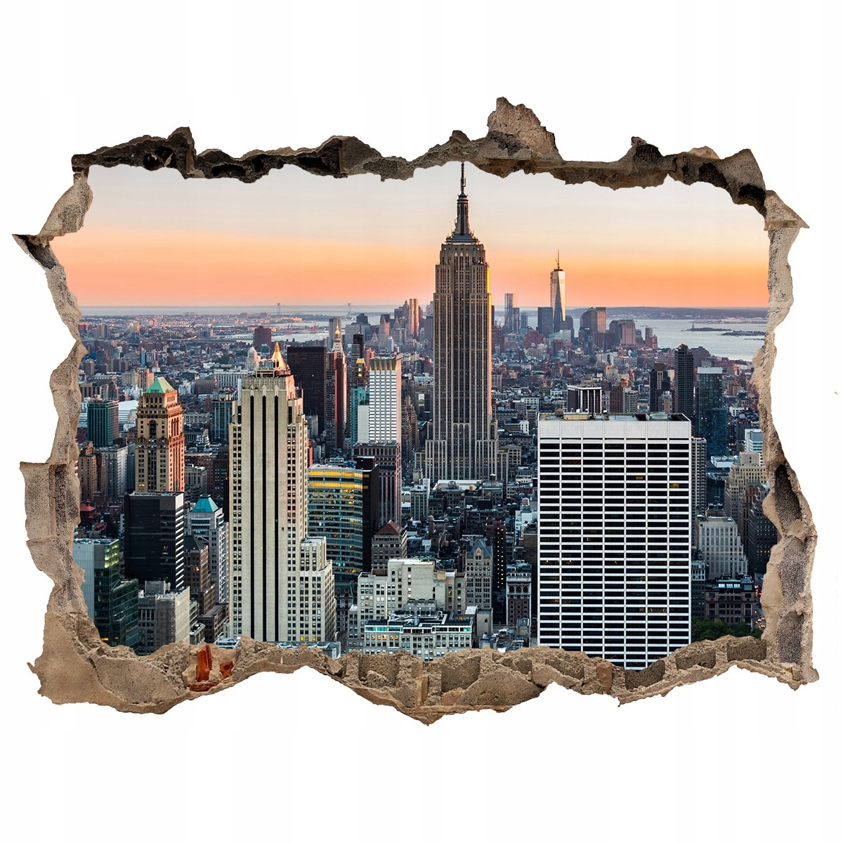 

Fototapeta dziura na ścianę 3d Nowy Jork 120x81