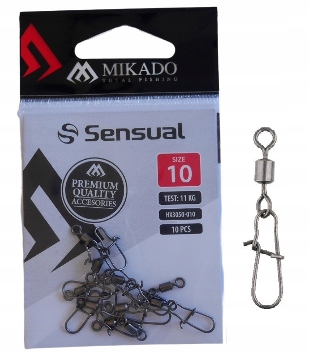 

Agrafki Fastlock z krętlikiem Mikado roz.10 HX3050