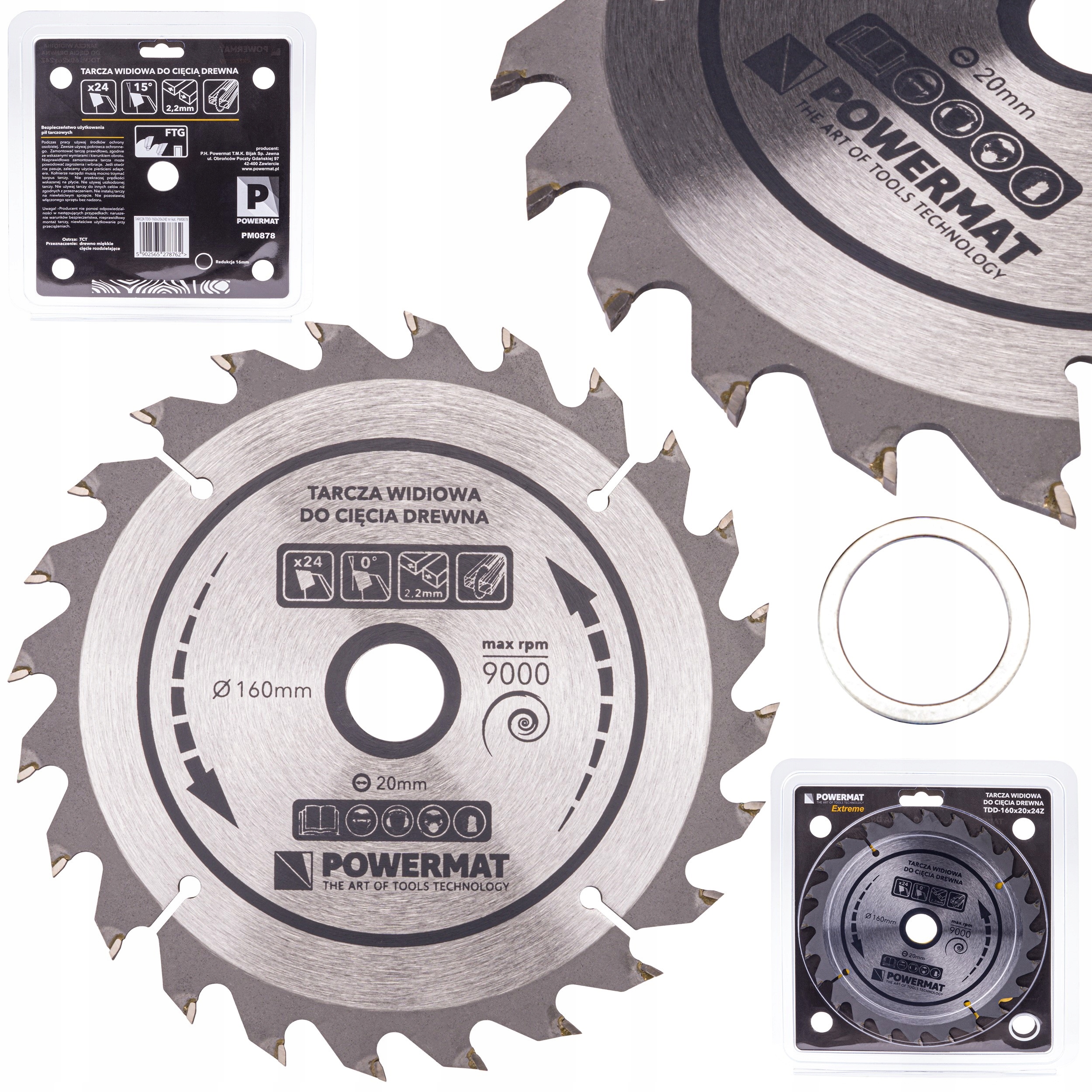 

Tarcza Widiowa Do Drewna Piły Piła 160 x 20 mm 24Z