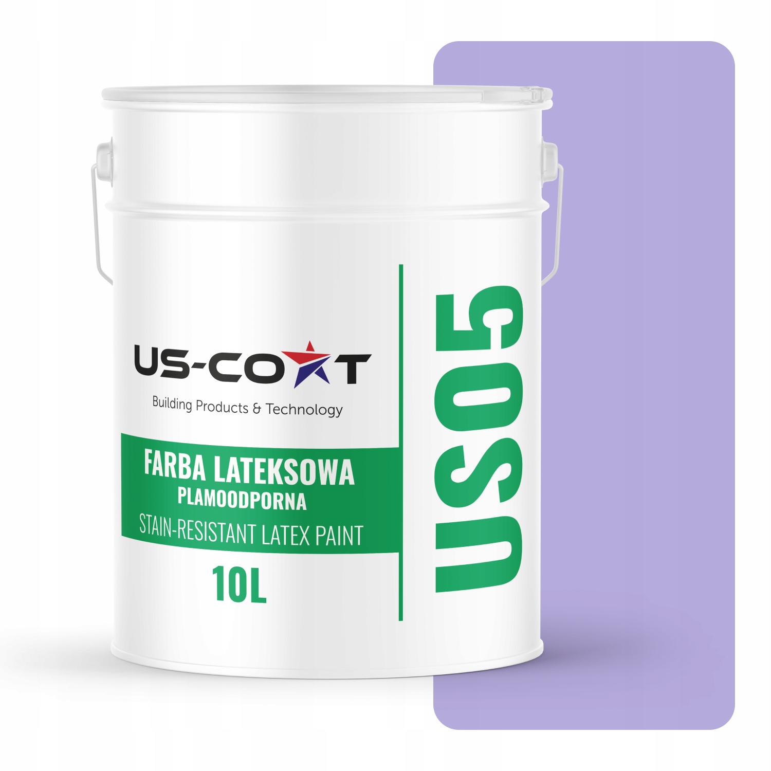 Latexová Farba Odolná Voči Škvrnám, Vresová Farba H2743 10L, Matná Na Steny Stropov