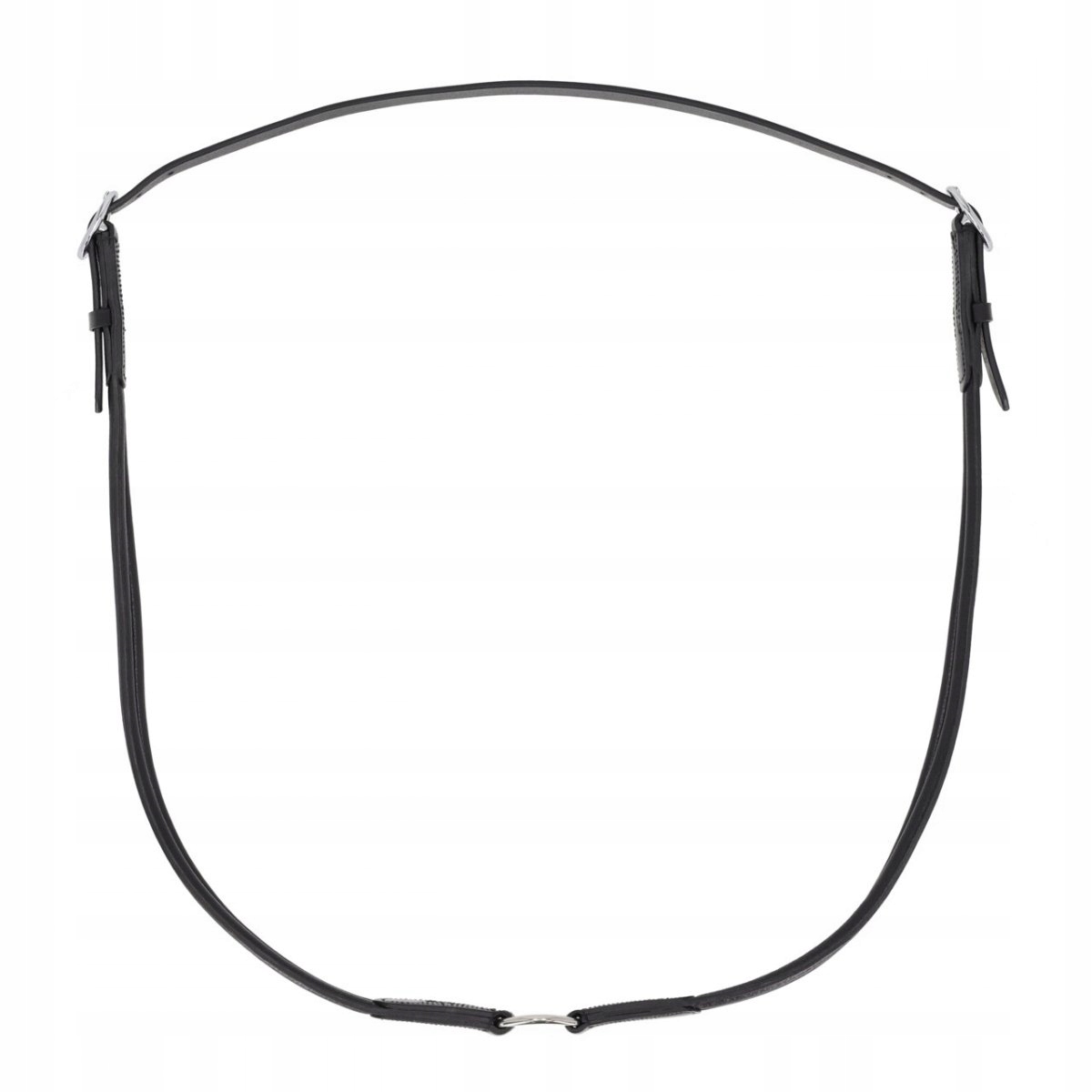 Cordeo dla konia Qhp Liberta Leather skórzane regulowane czarne