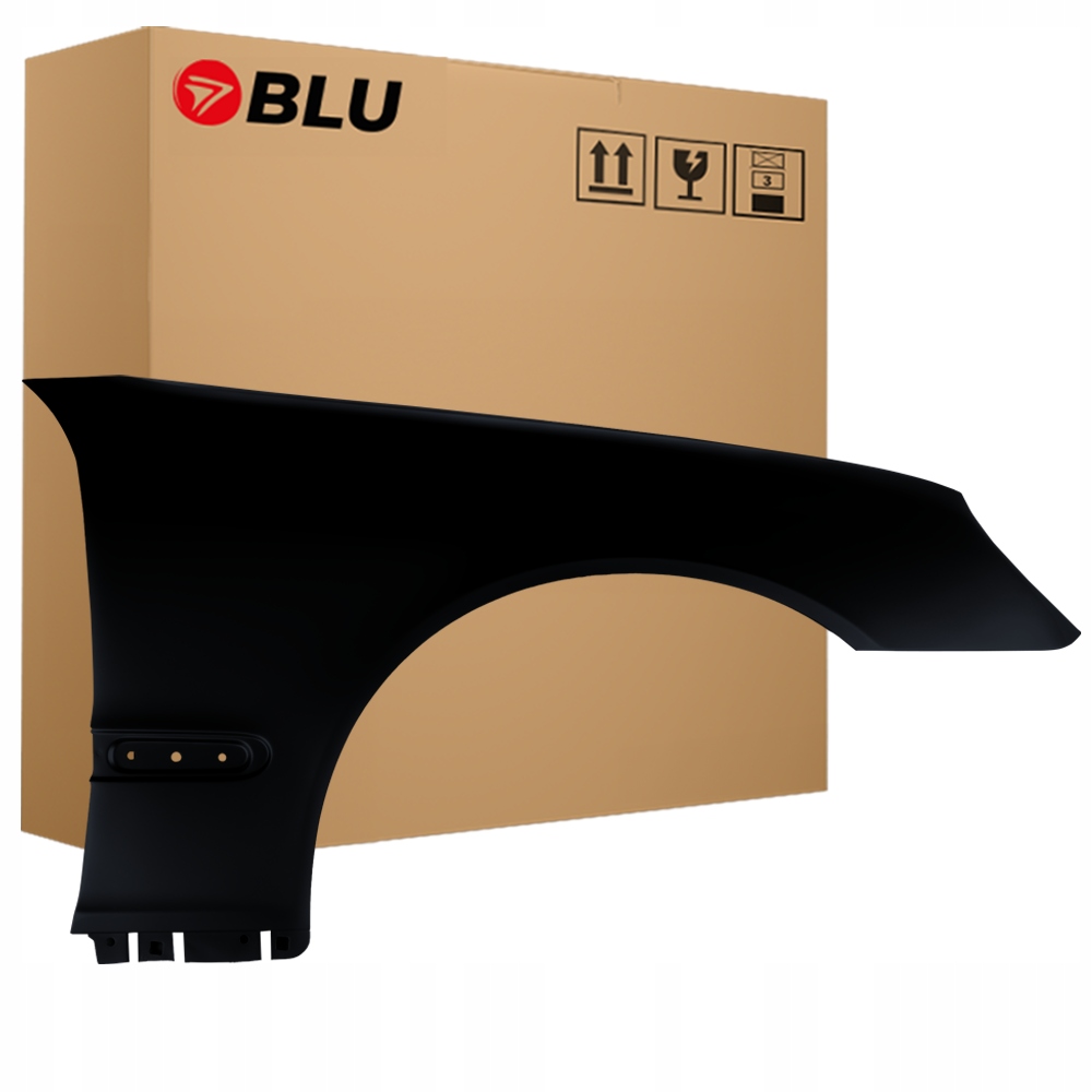 Blu Blatník Mercedes C W203 197 pravý černý 00-07 přední ObsidianSchwarz