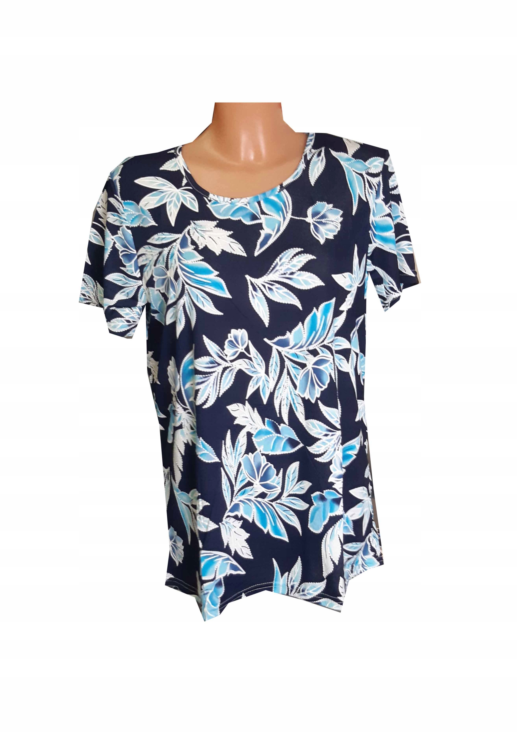 

Elegancka damska bluzka krótki rękaw kobieca XXXXL
