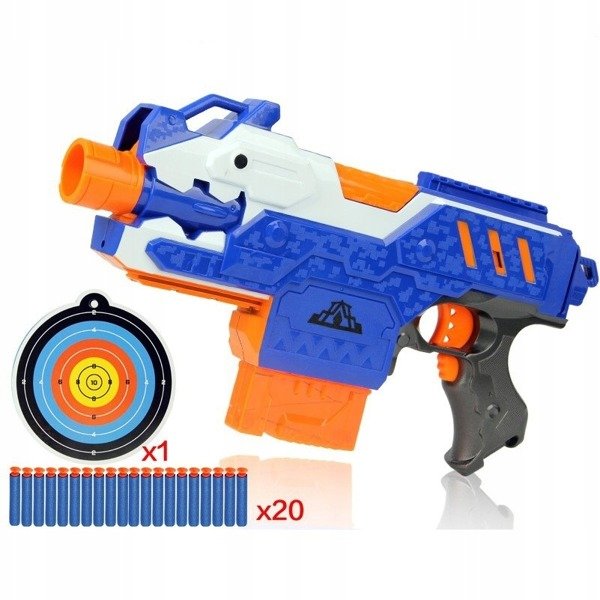 

Automatyczny Karabin PISTOLET+20 Strzałek+tarcza