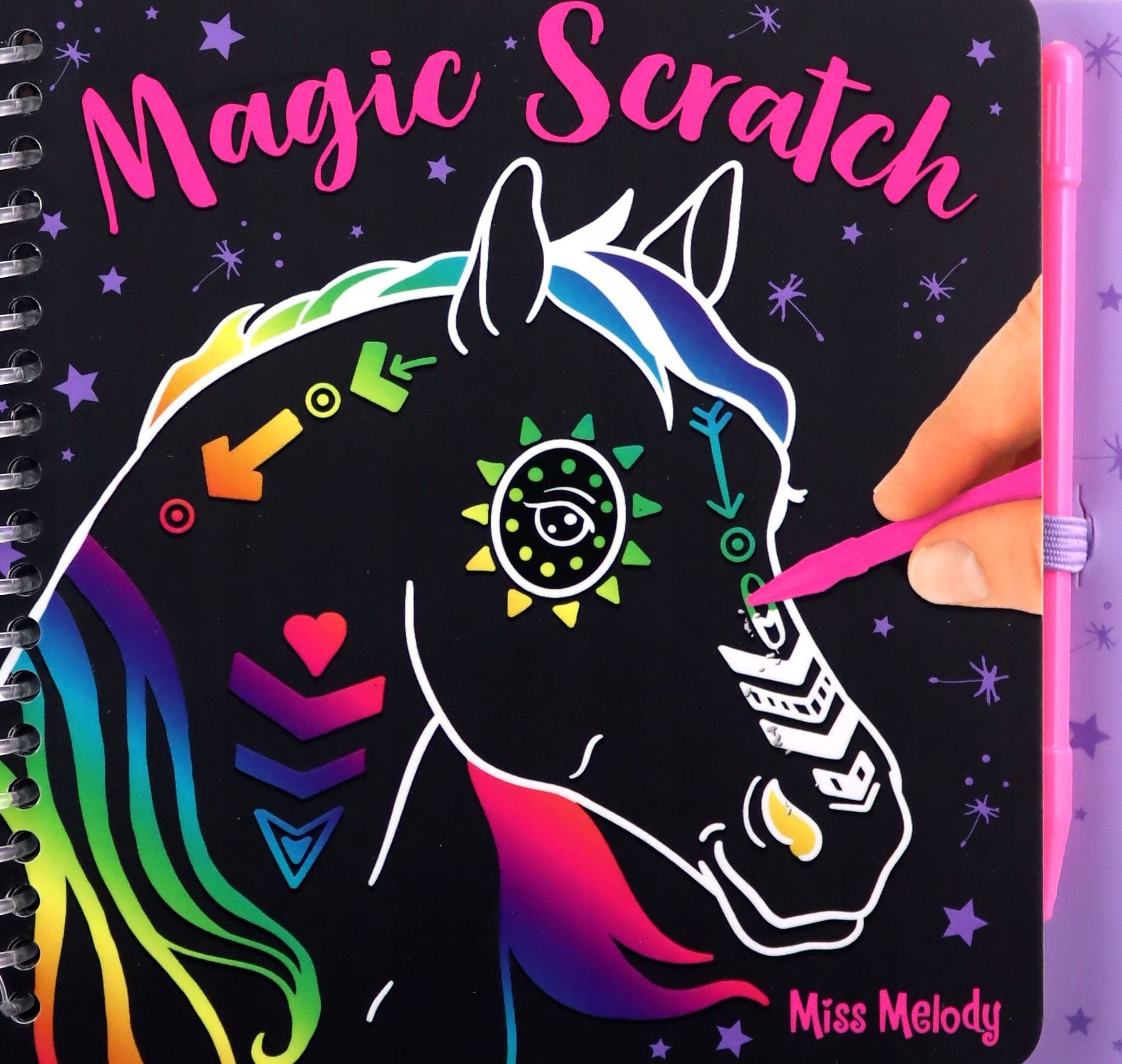 ZESTAW KREATYWNY MINI MAGIC SCRATCH MISS MELODY 12114A