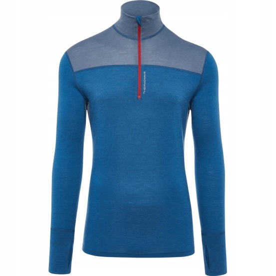 KOSZULKA TERMOAKTYWNA MĘSKA MERINO ONE50 1/2 ZIPPE
