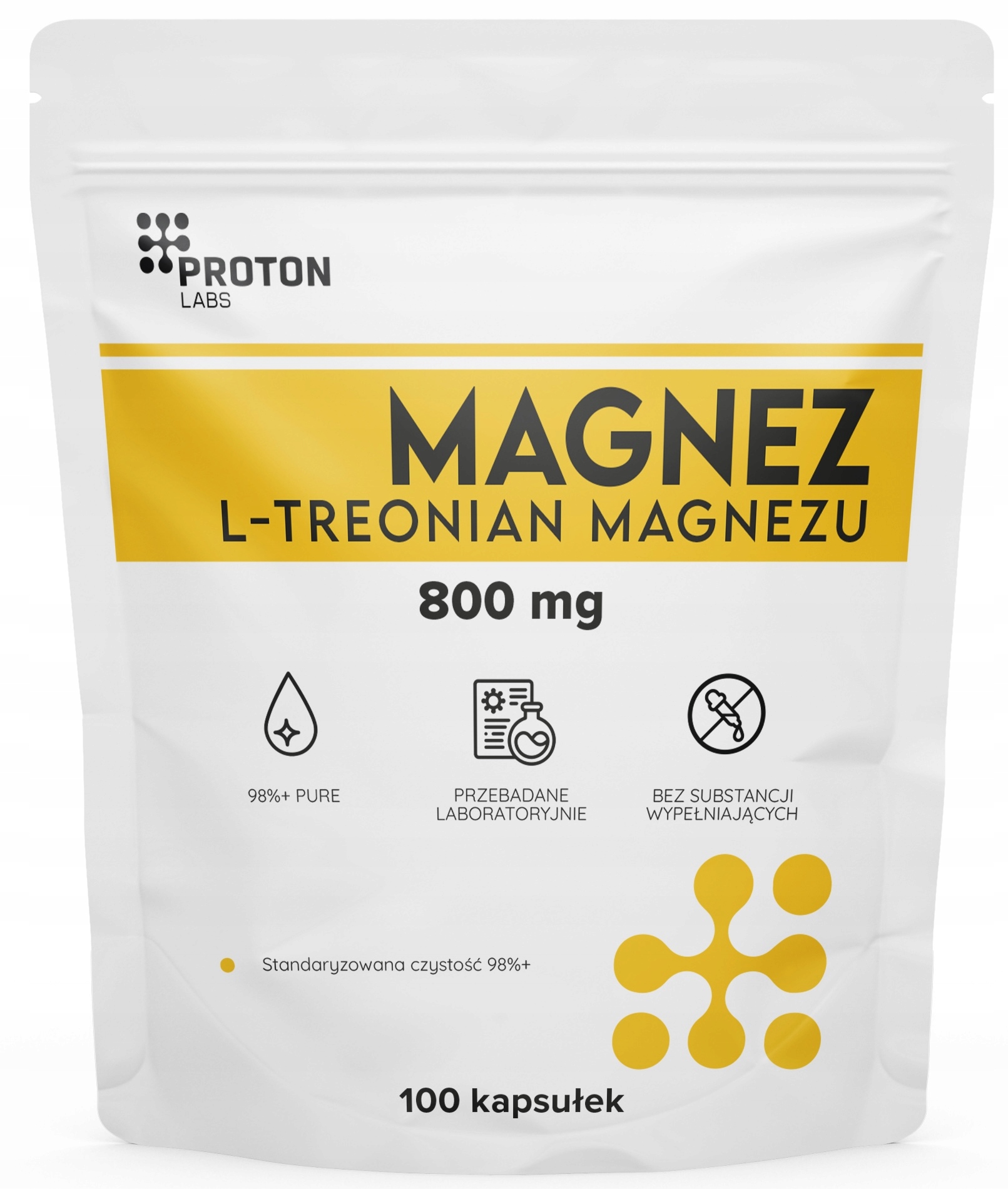 L-treonian magnezu Proton Labs 100 kapsułek