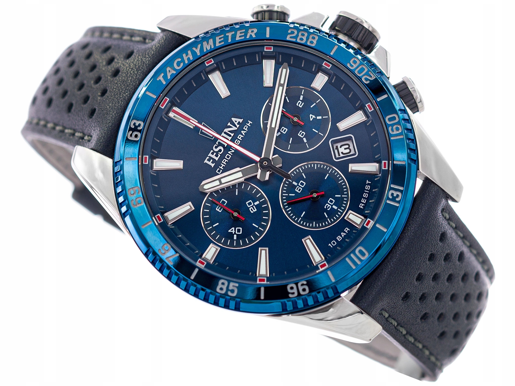 Pánské Hodinky Festina F20561/3 Modré Stopky