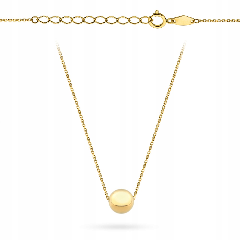 

Złoty Naszyjnik Celebrytka pr. 585 Kuleczka 14k