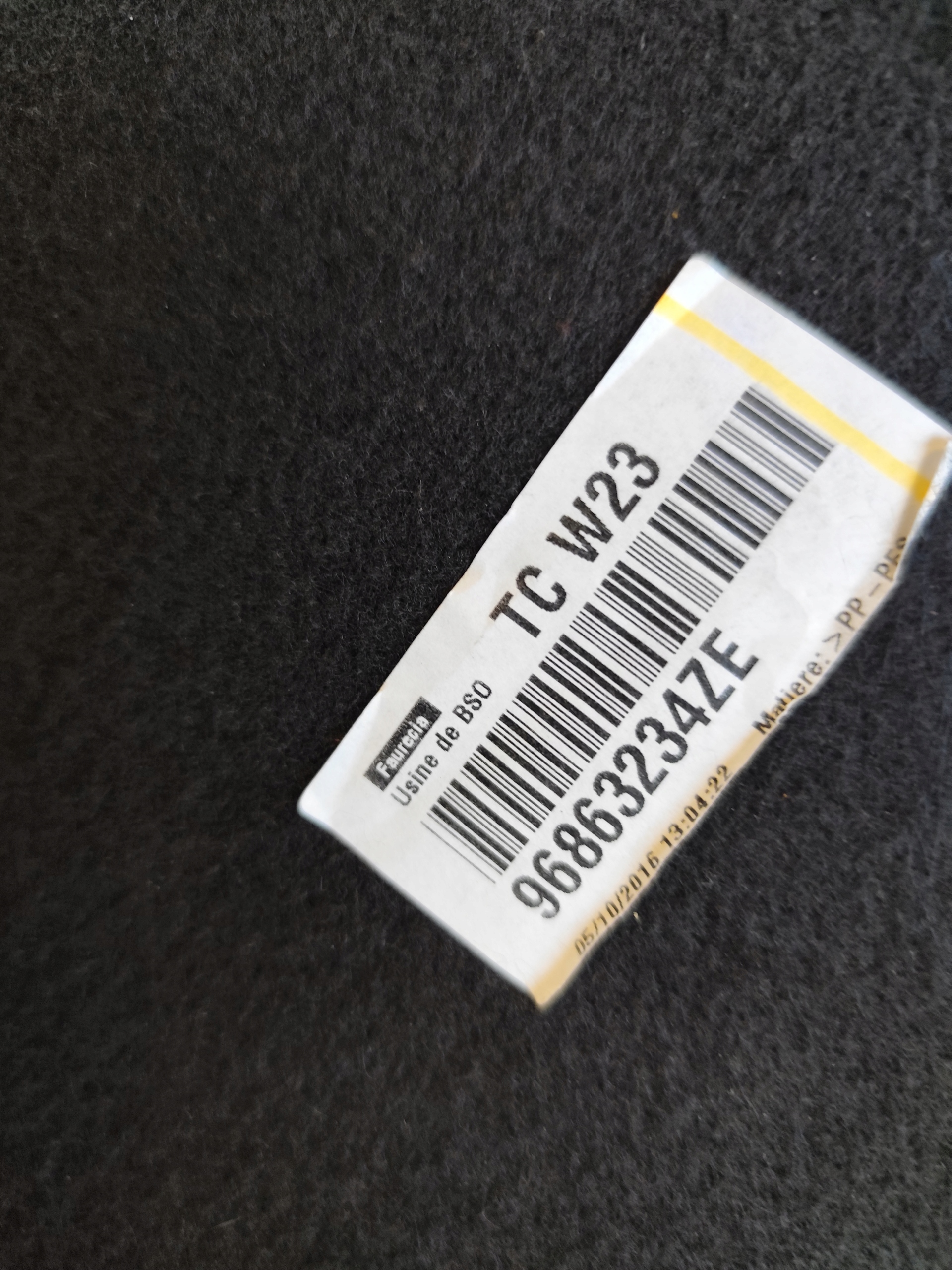 PEUGEOT 508 and sedan mats boot